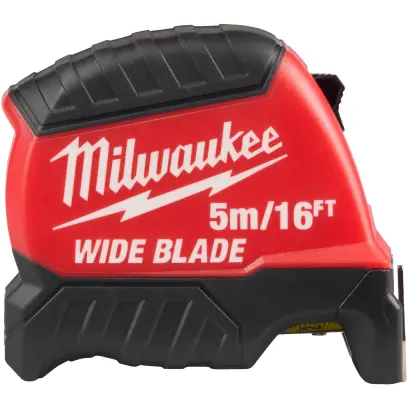 Široký svinovací metr Milwaukee WIDE BLADE (GEN2) 5M/16FT-35, délka 5 metrů, 4932499204